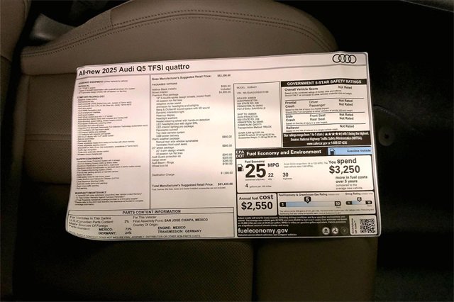 New 2025 Audi Q5 2.0T Premium Plus image 14