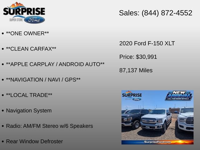 Used 2020 Ford F150 XLT w/ Equipment Group 302A Luxury AWD/4WD image 19