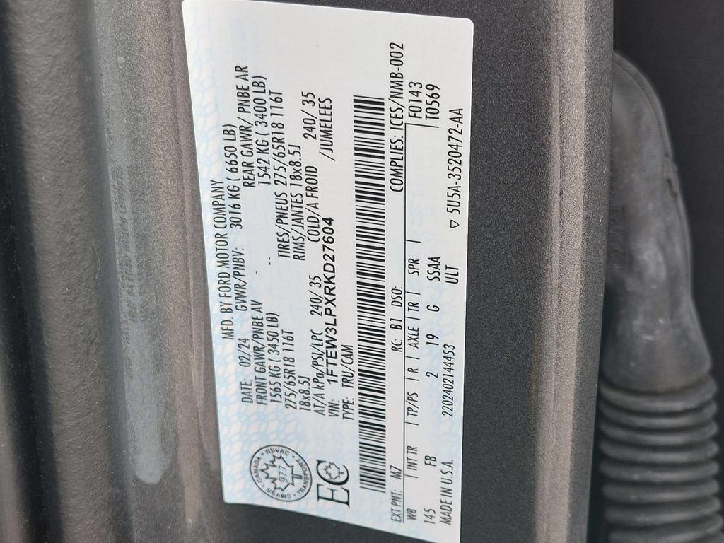 Used 2024 Ford F150 XLT w/ Equipment Group 302A MID AWD/4WD image 25