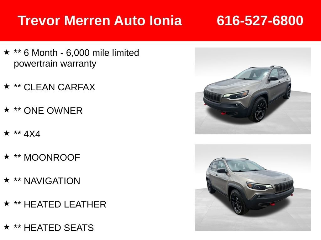 Used 2020 Jeep Cherokee Trailhawk AWD/4WD image 6
