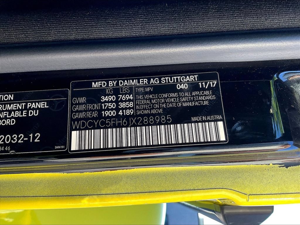 Used 2018 Mercedes-Benz G 550 Squared image 12