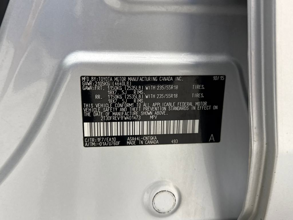 Used 2015 Toyota RAV4 Limited w/ Technology Package image 27