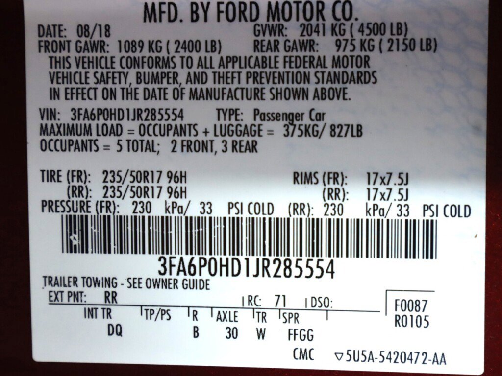 Used 2018 Ford Fusion SE image 40