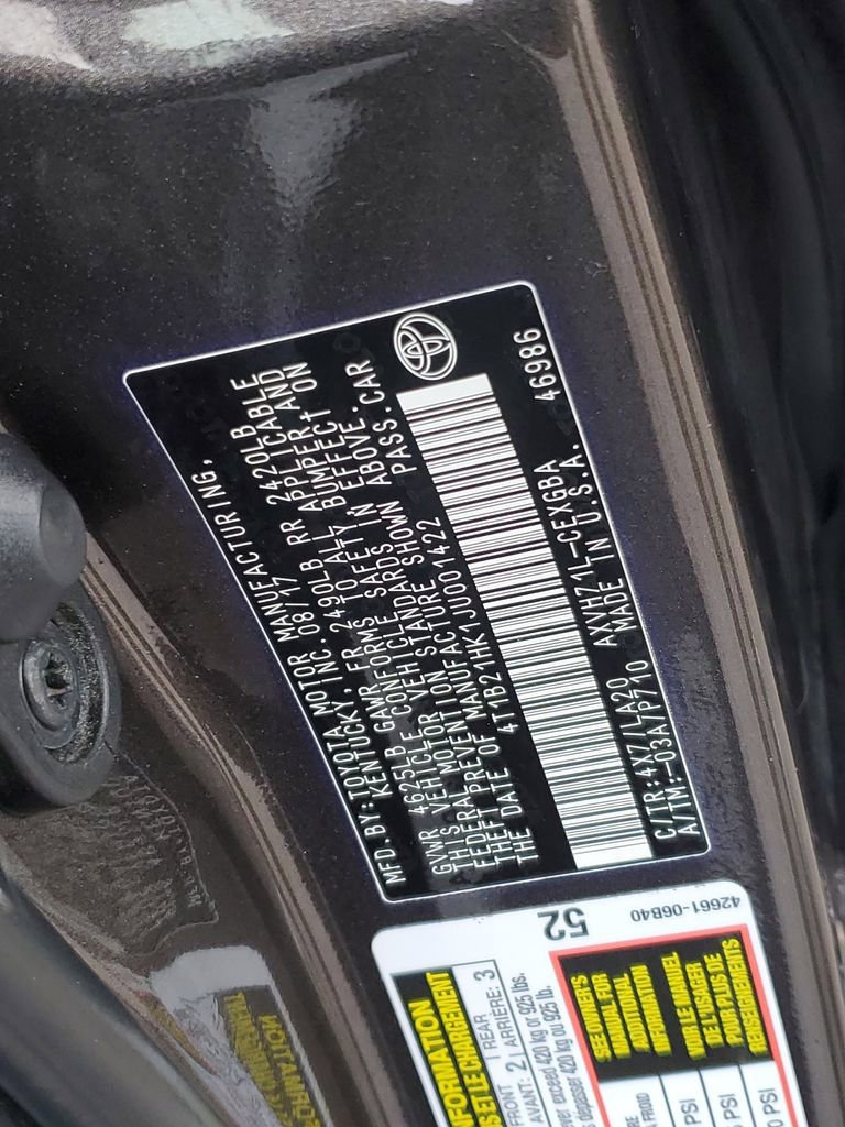 Used 2018 Toyota Camry XLE w/ Audio Package image 37