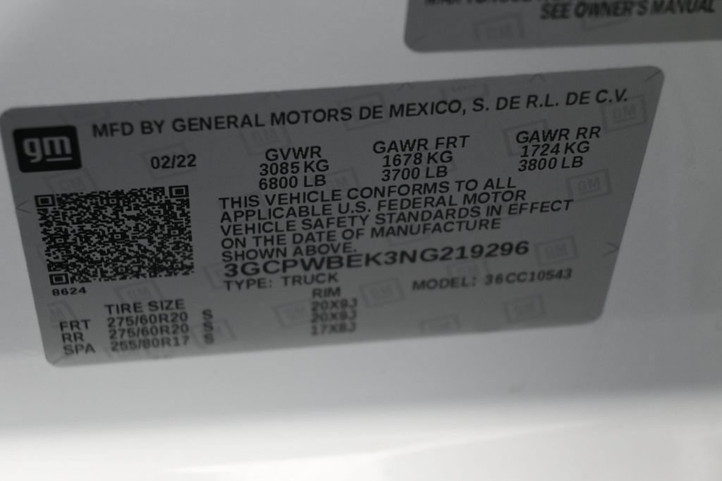 Used 2022 Chevrolet Silverado 1500 Limited Custom RWD image 17