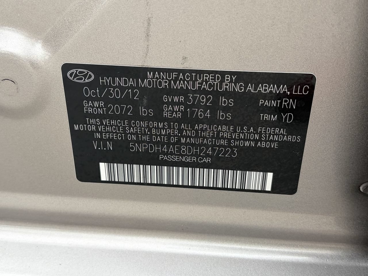 Used 2013 Hyundai Elantra GLS w/ Preferred Pkg FWD image 30