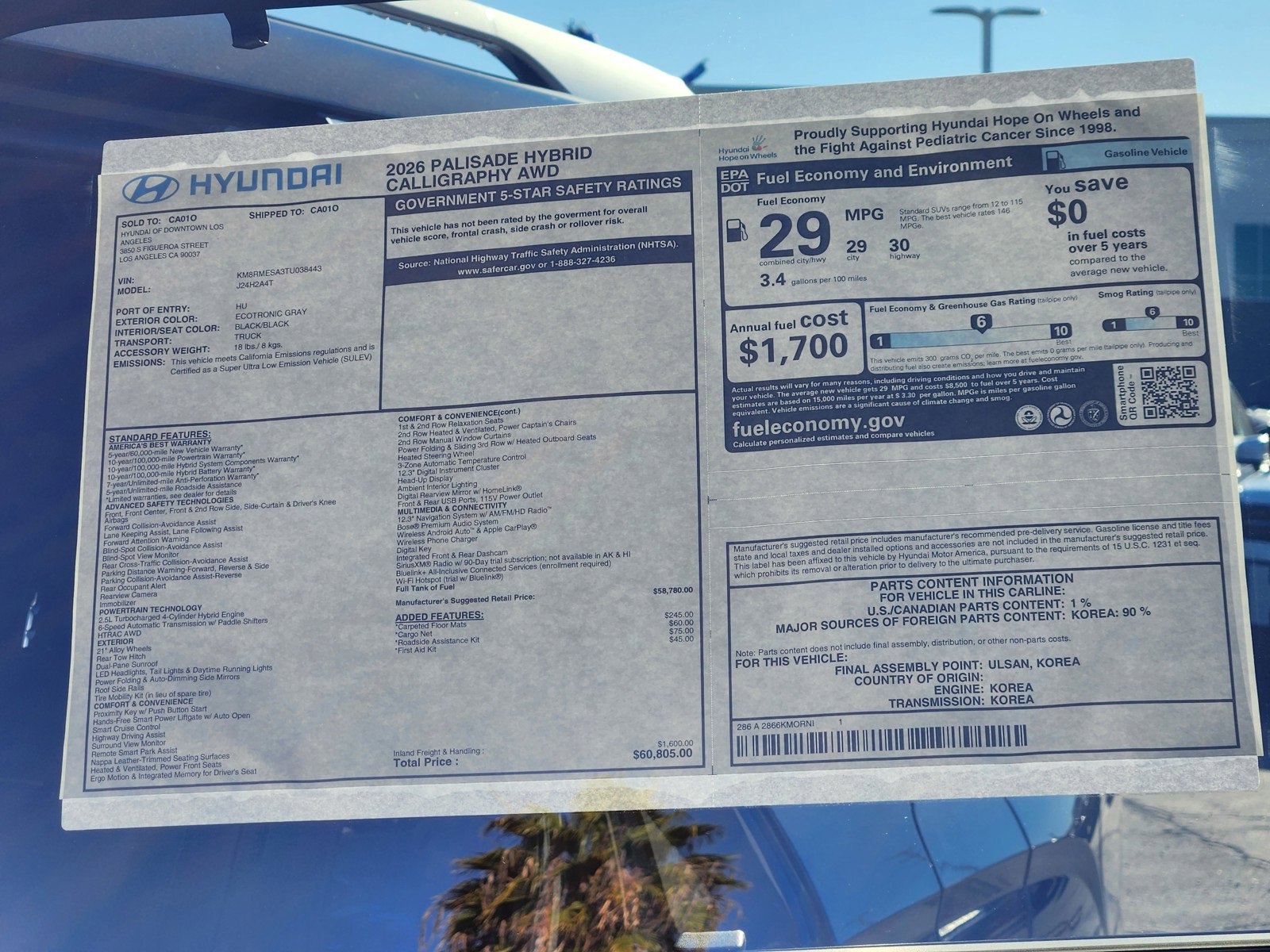 New 2026 Hyundai Palisade Calligraphy image 16