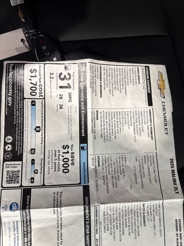 Used 2025 Chevrolet Malibu LT image 74