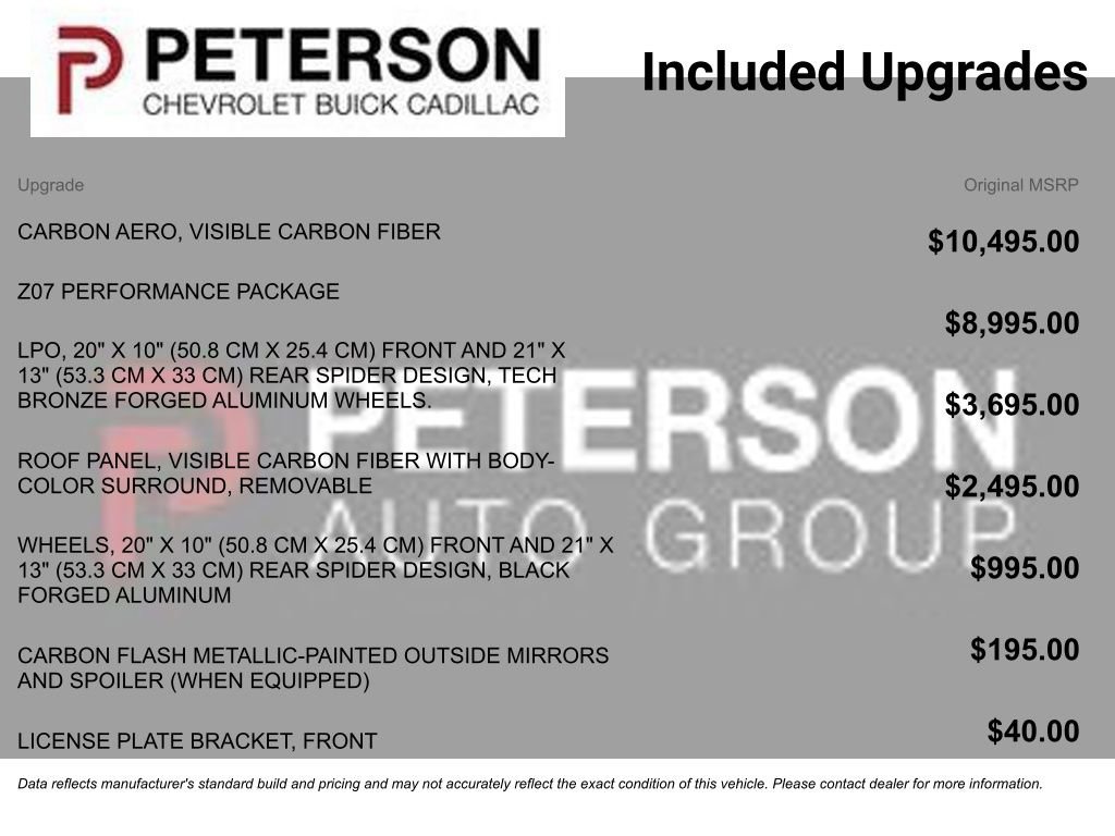 New 2025 Chevrolet Corvette Z06 w/ Z07 Performance Package image 11