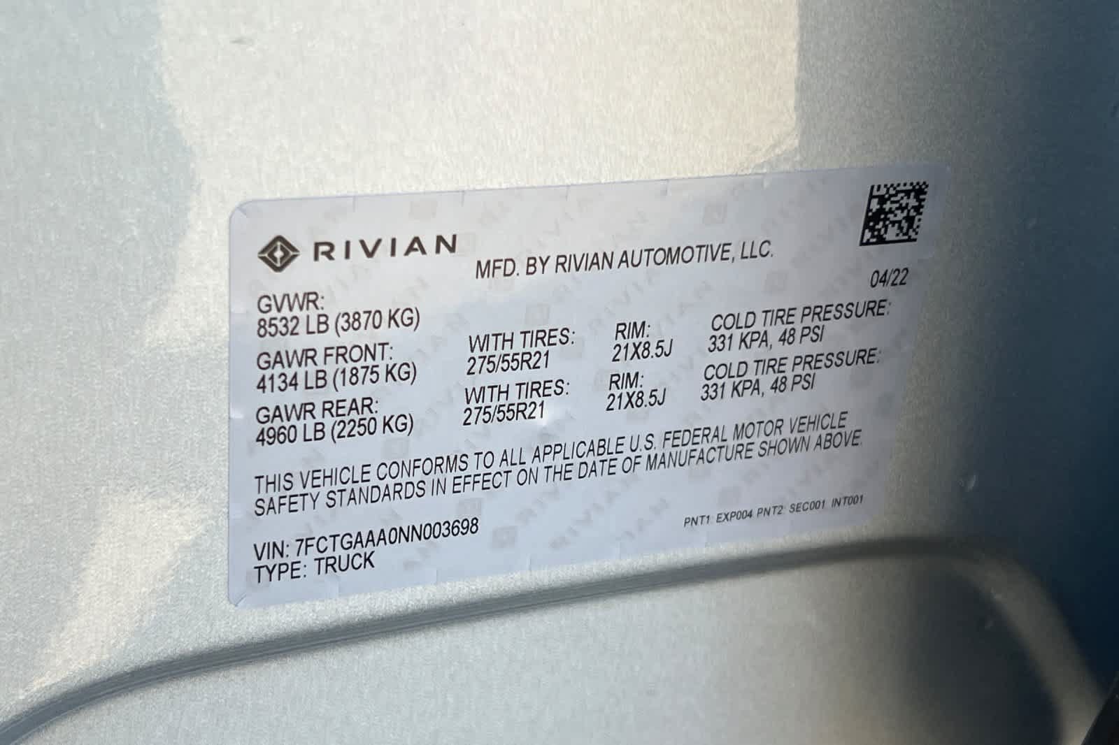 Used 2022 Rivian R1T Adventure AWD/4WD image 31