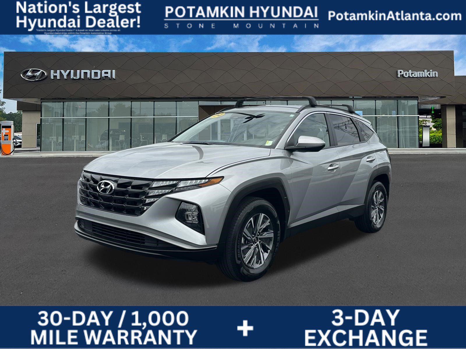 Used 2024 Hyundai Tucson Blue AWD/4WD image 1