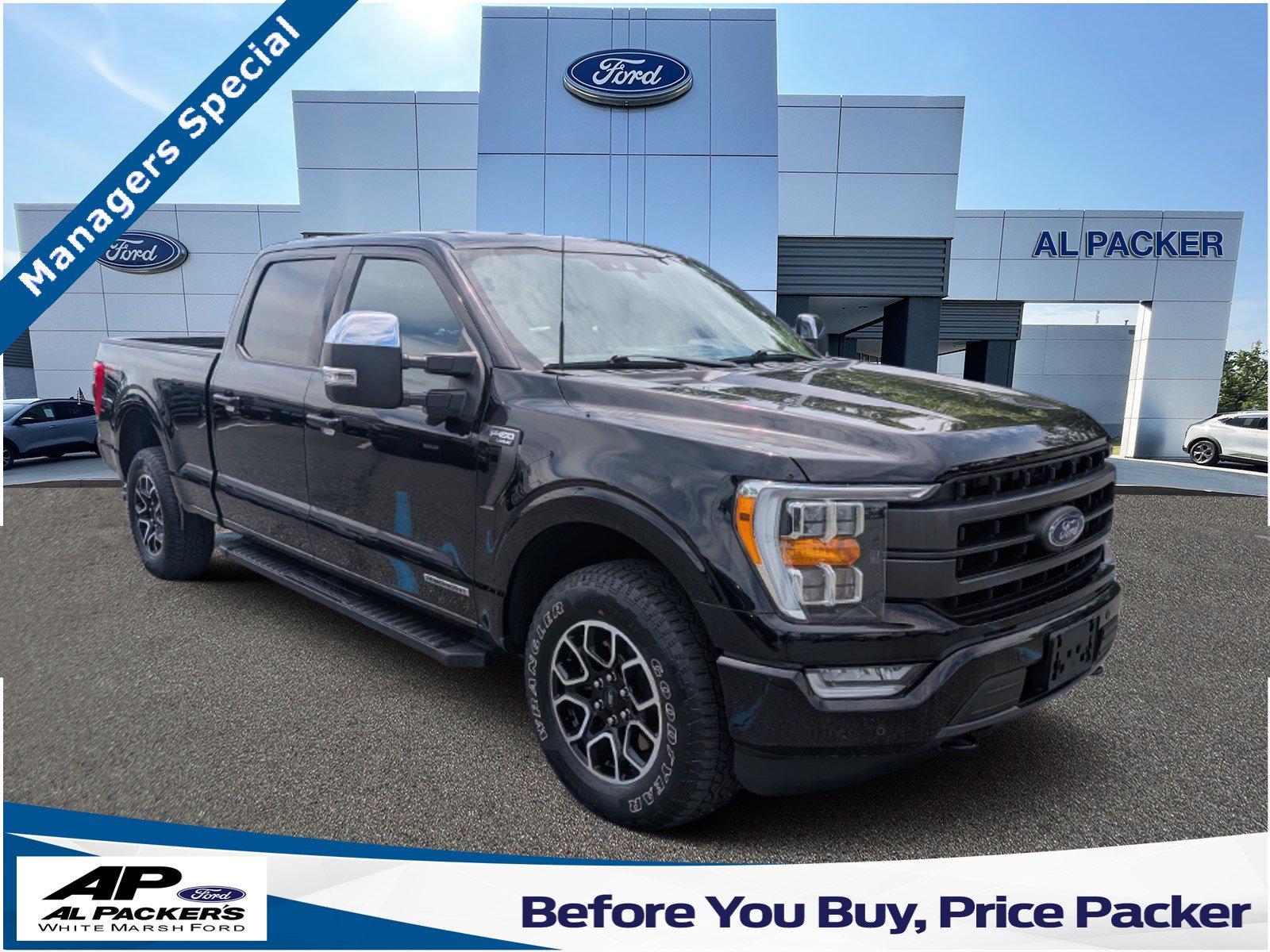 Certified 2021 Ford F150 Lariat w/ Max Trailer Tow Package AWD/4WD image 1