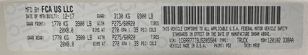 Used 2018 RAM 1500 Big Horn AWD/4WD image 60