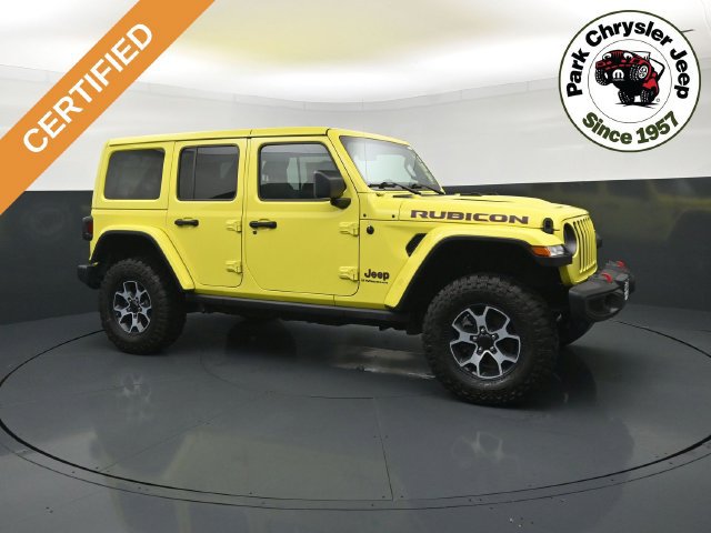 Certified 2023 Jeep Wrangler Unlimited Rubicon w/ Cold Weather Group AWD/4WD image 1