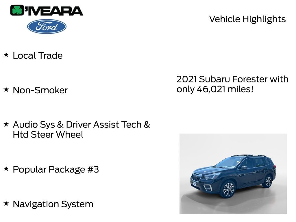 Used 2021 Subaru Forester Limited w/ Popular Package #3 AWD/4WD image 8