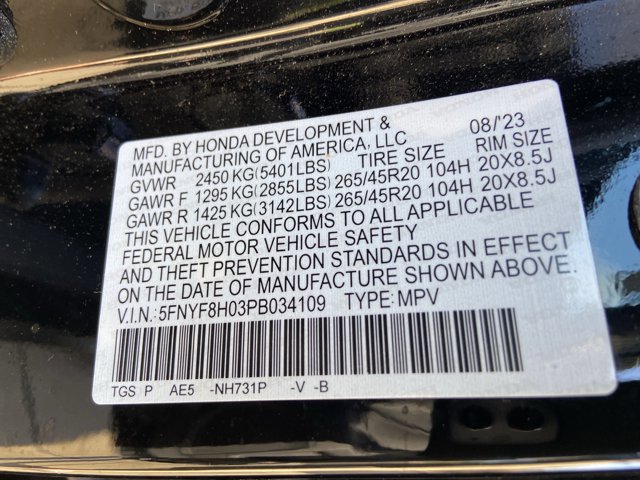 Used 2023 Honda Passport Elite image 33