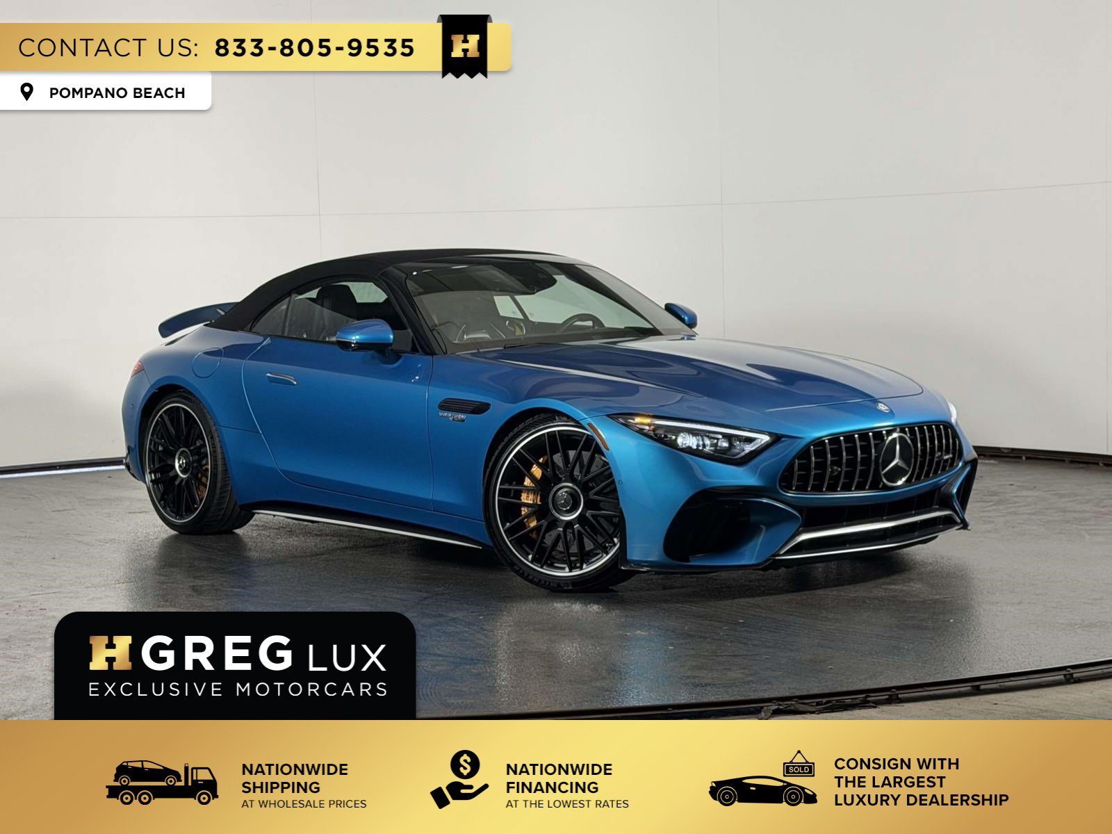 Used 2025 Mercedes-Benz SL 63 AMG 4MATIC w/ AMG Aerodynamics Package