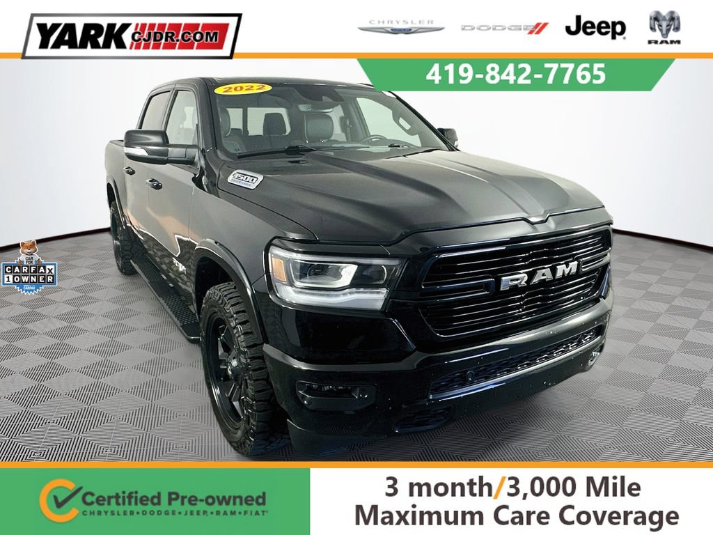 Certified 2022 RAM 1500 Laramie w/ Sport Appearance Package AWD/4WD 360° Tour