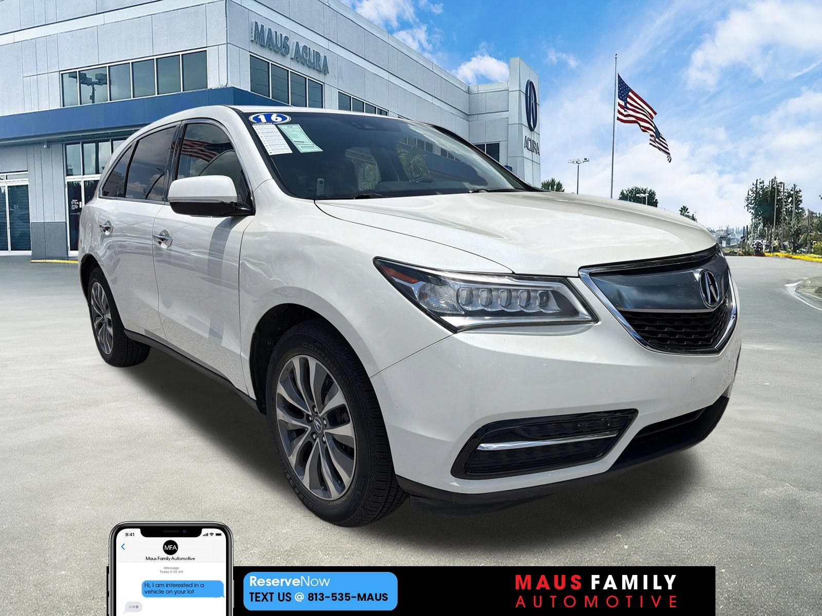 Used 2016 Acura MDX SH-AWD w/ Technology Package