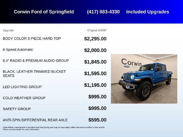 Used 2020 Jeep Gladiator Overland AWD/4WD image 5