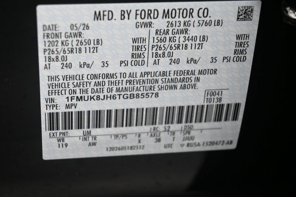 New 2026 Ford Explorer Tremor AWD/4WD image 18