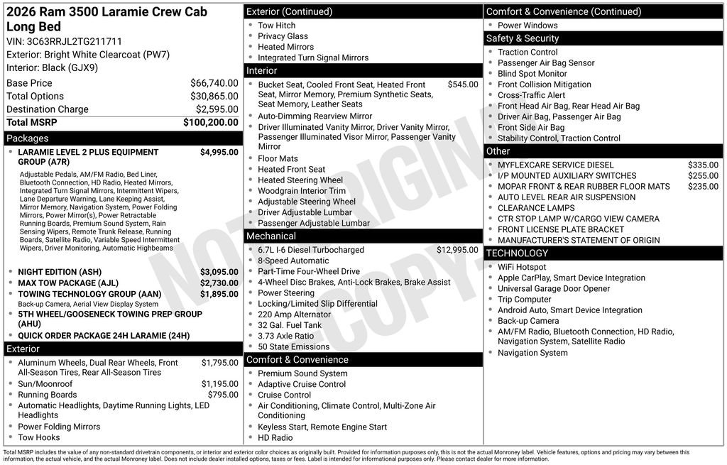 New 2026 RAM 3500 Laramie image 4
