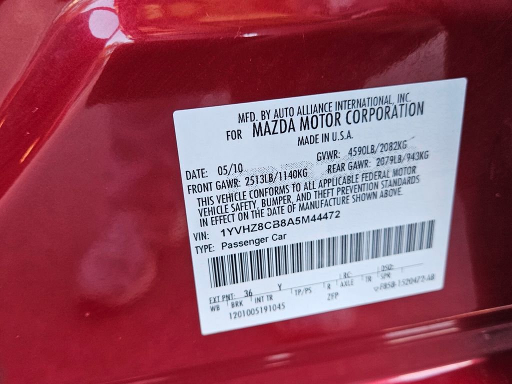 Used 2010 MAZDA MAZDA6 s Touring Plus image 6