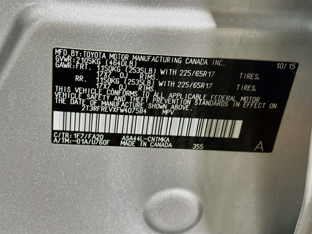 Used 2015 Toyota RAV4 XLE AWD/4WD image 34