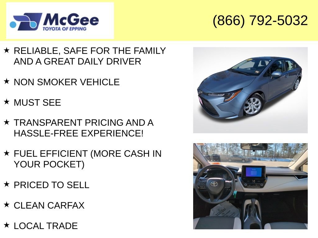 Used 2023 Toyota Corolla LE w/ Carpet Mat Package (TMS) image 4