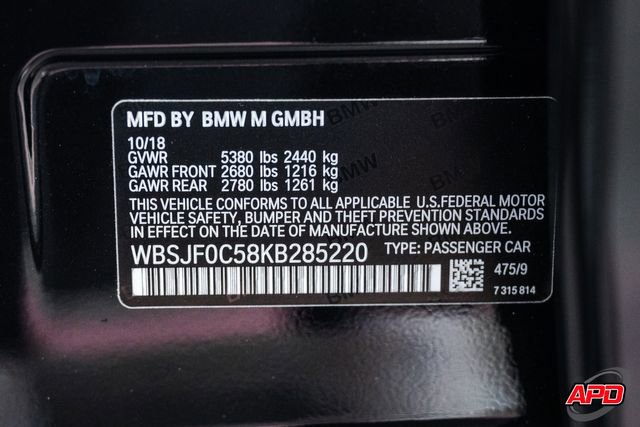 Used 2019 BMW M5 image 88
