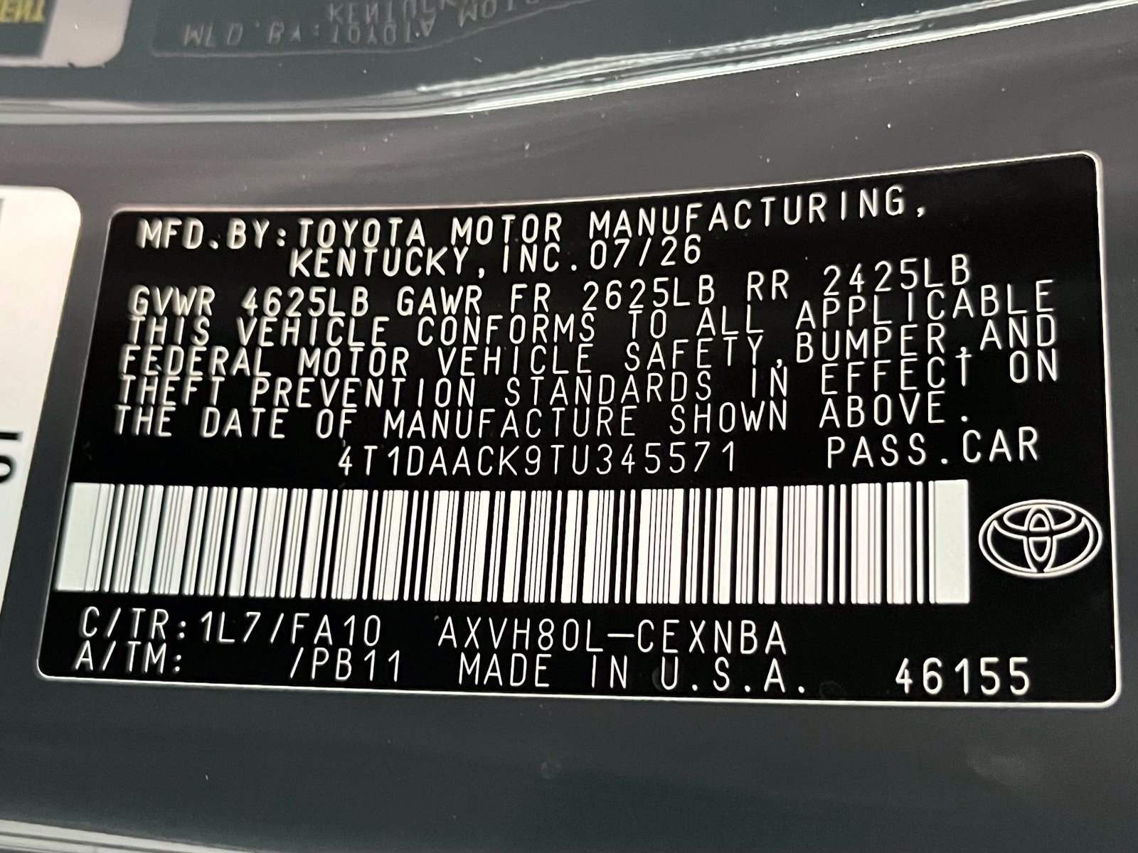 New 2026 Toyota Camry LE FWD image 18