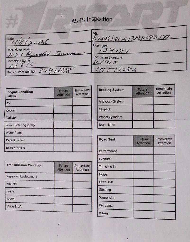 Used 2023 Hyundai Tucson Blue image 6