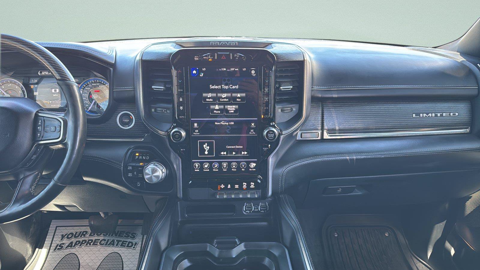 Used 2020 RAM 1500 Limited w/ Black Appearance Package AWD/4WD image 11