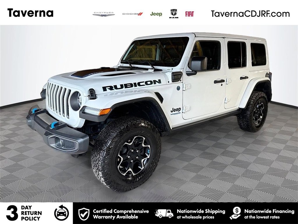 Used 2021 Jeep Wrangler Unlimited Rubicon 4xe w/ Cold Weather Group