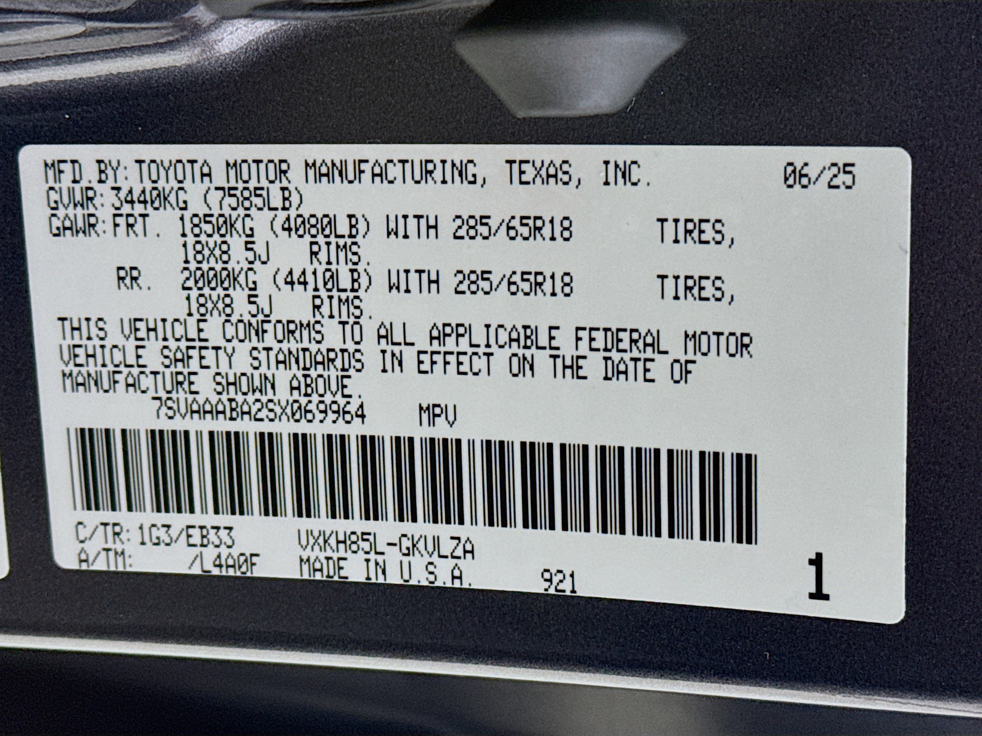 Certified 2025 Toyota Sequoia TRD Pro AWD/4WD image 35