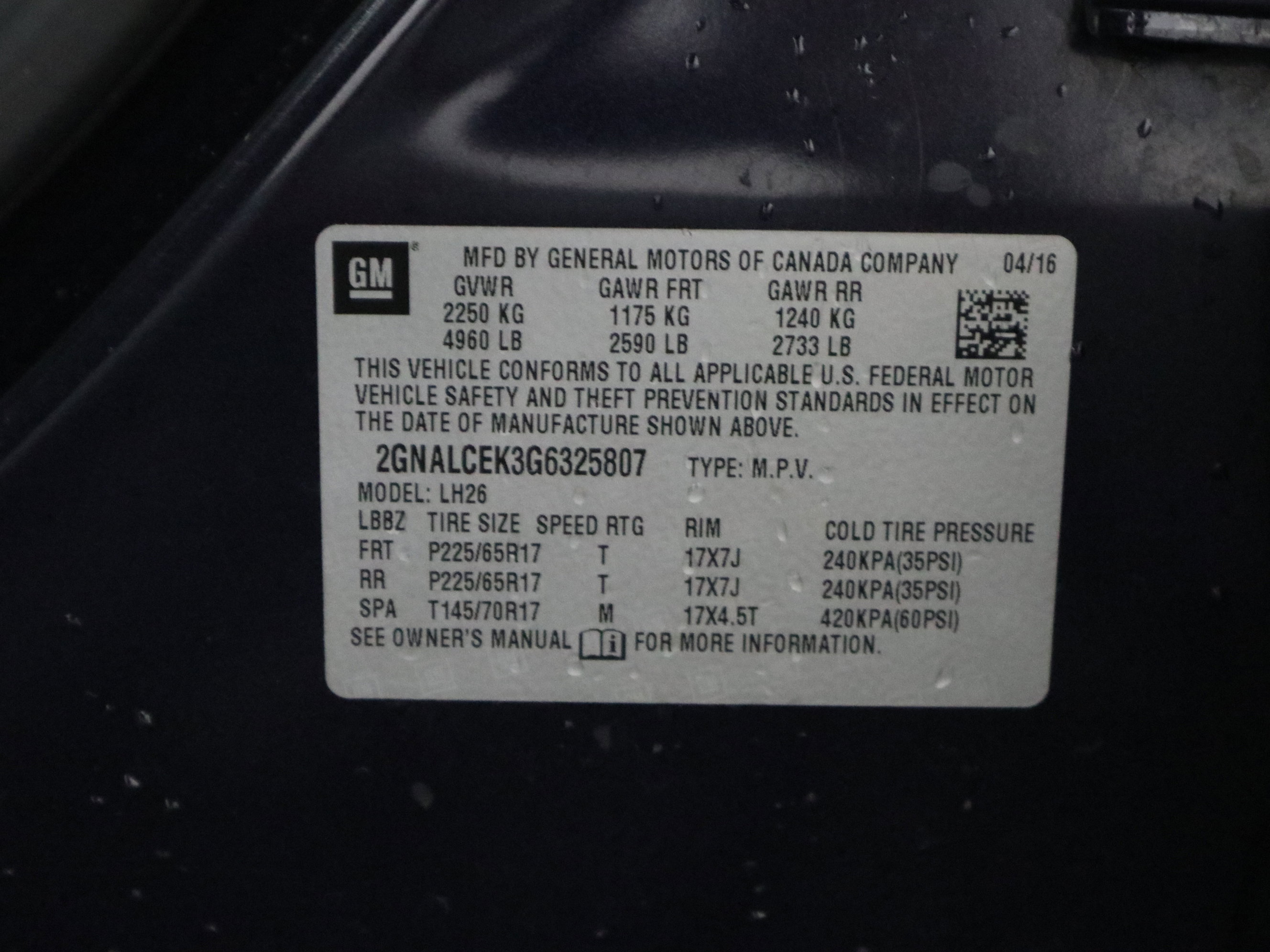 Used 2016 Chevrolet Equinox LT w/ Convenience Package FWD image 34