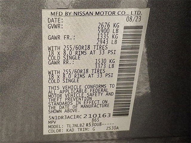 Used 2024 Nissan Pathfinder S image 28