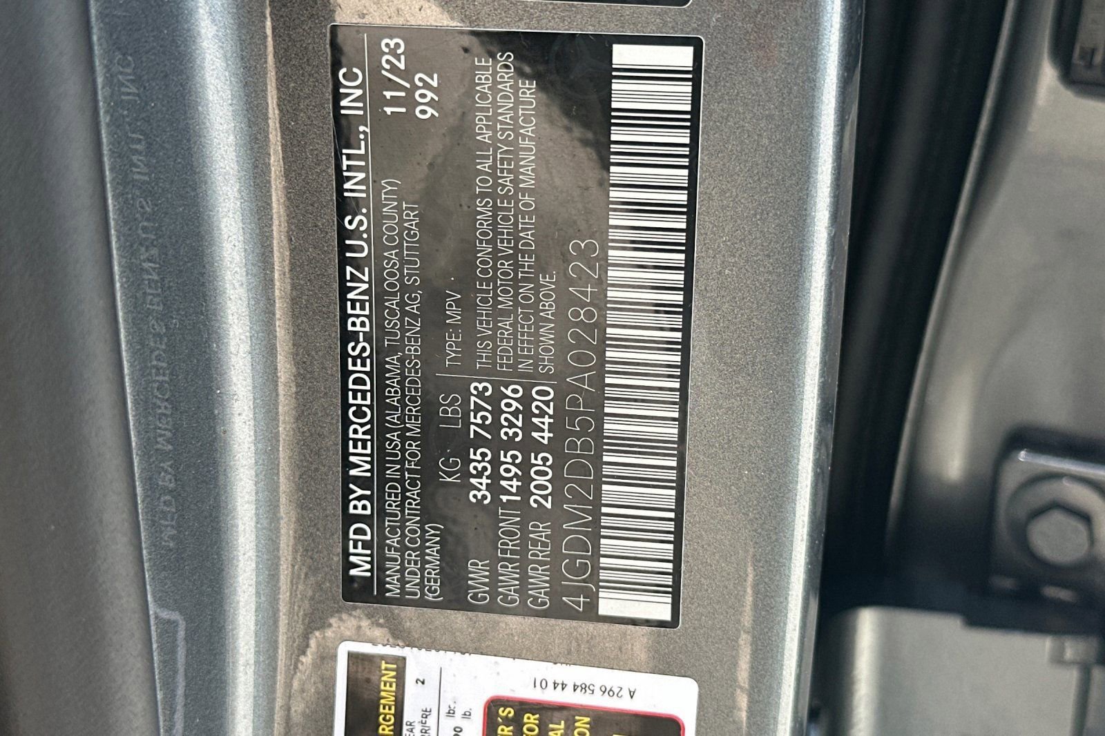 Certified 2023 Mercedes-Benz EQS 450+ SUV image 43