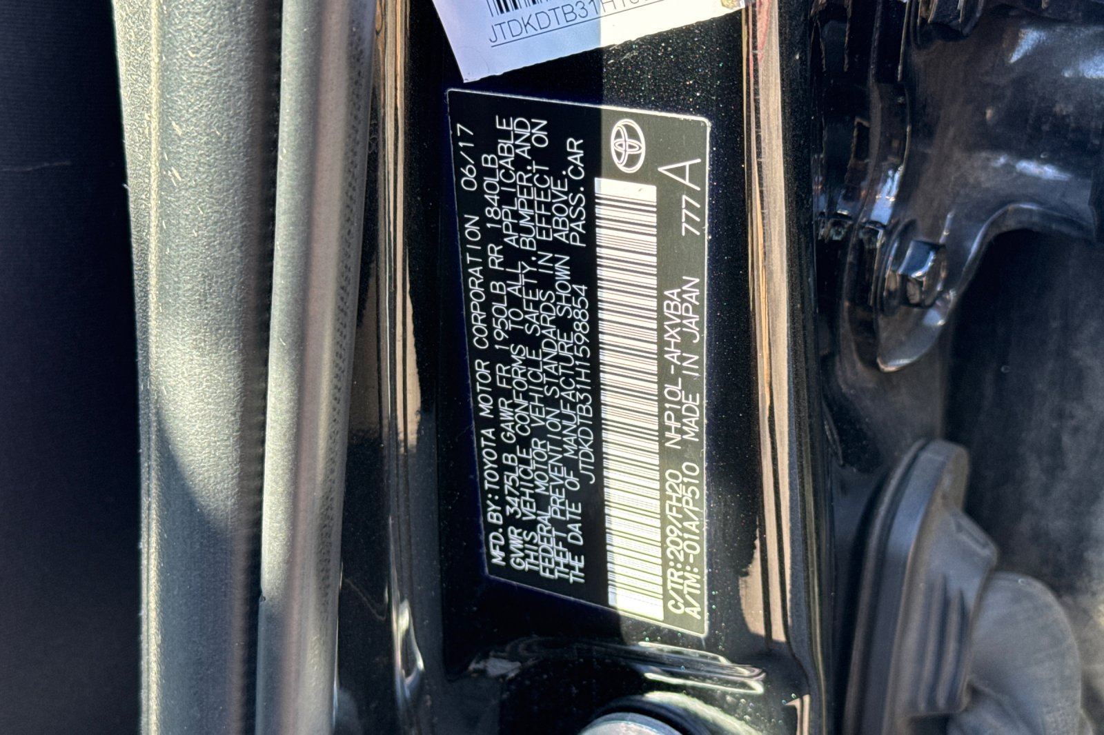 Used 2017 Toyota Prius C One FWD image 31