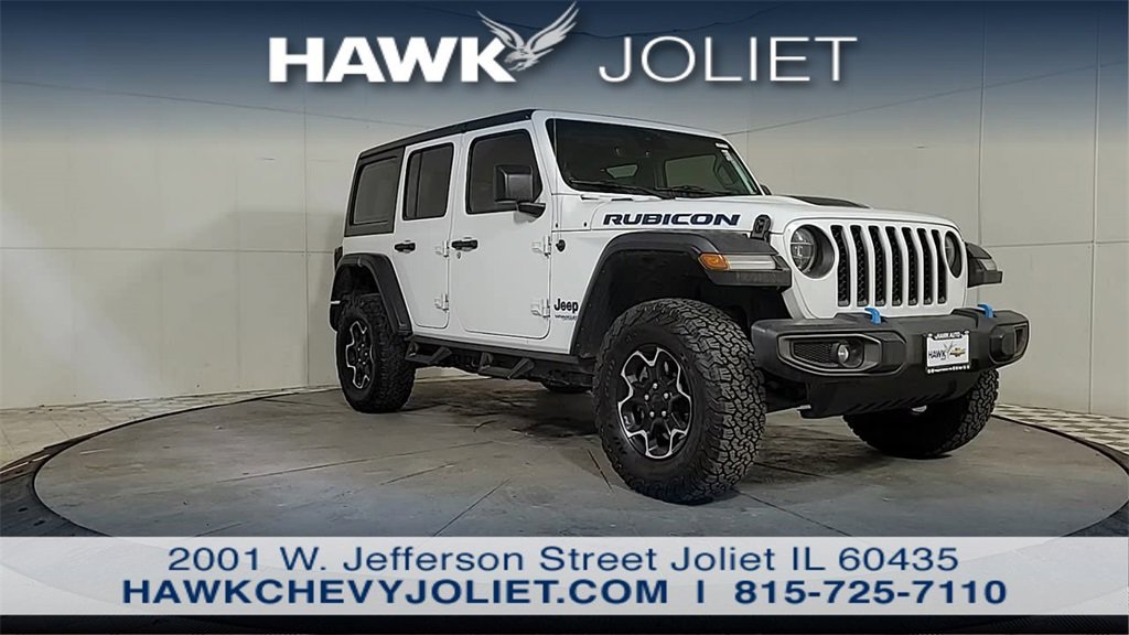 Used 2021 Jeep Wrangler Unlimited Rubicon 4xe w/ Cold Weather Group image 1
