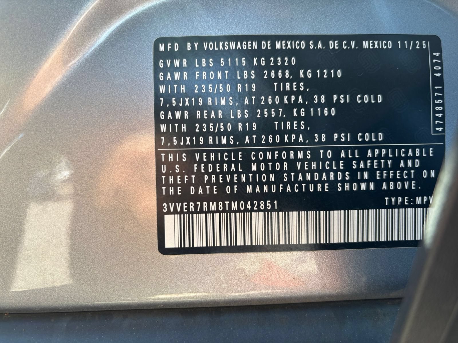 Used 2026 Volkswagen Tiguan SE AWD/4WD image 29