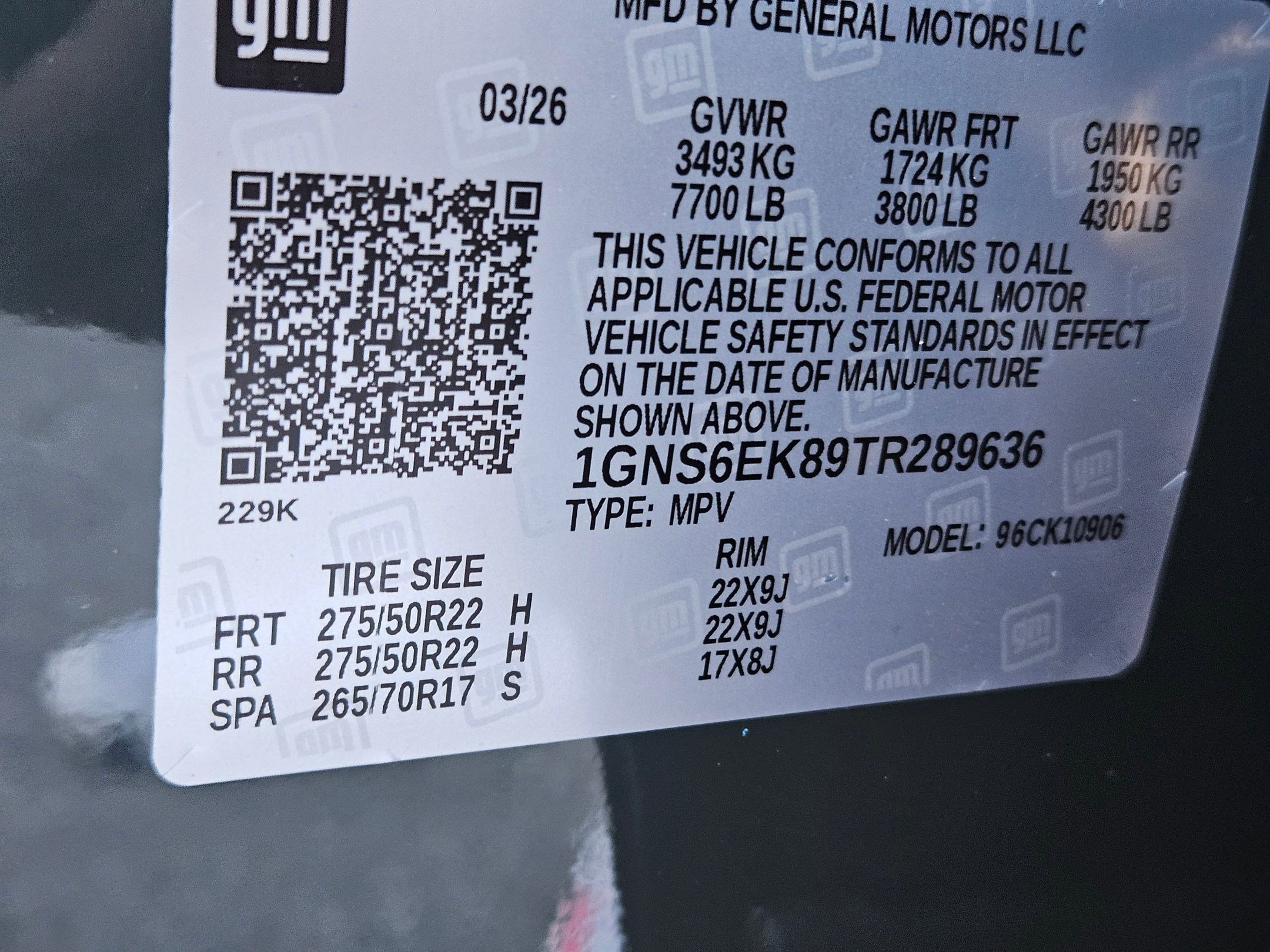 New 2026 Chevrolet Suburban RST w/ Sun And Tow Package AWD/4WD image 18