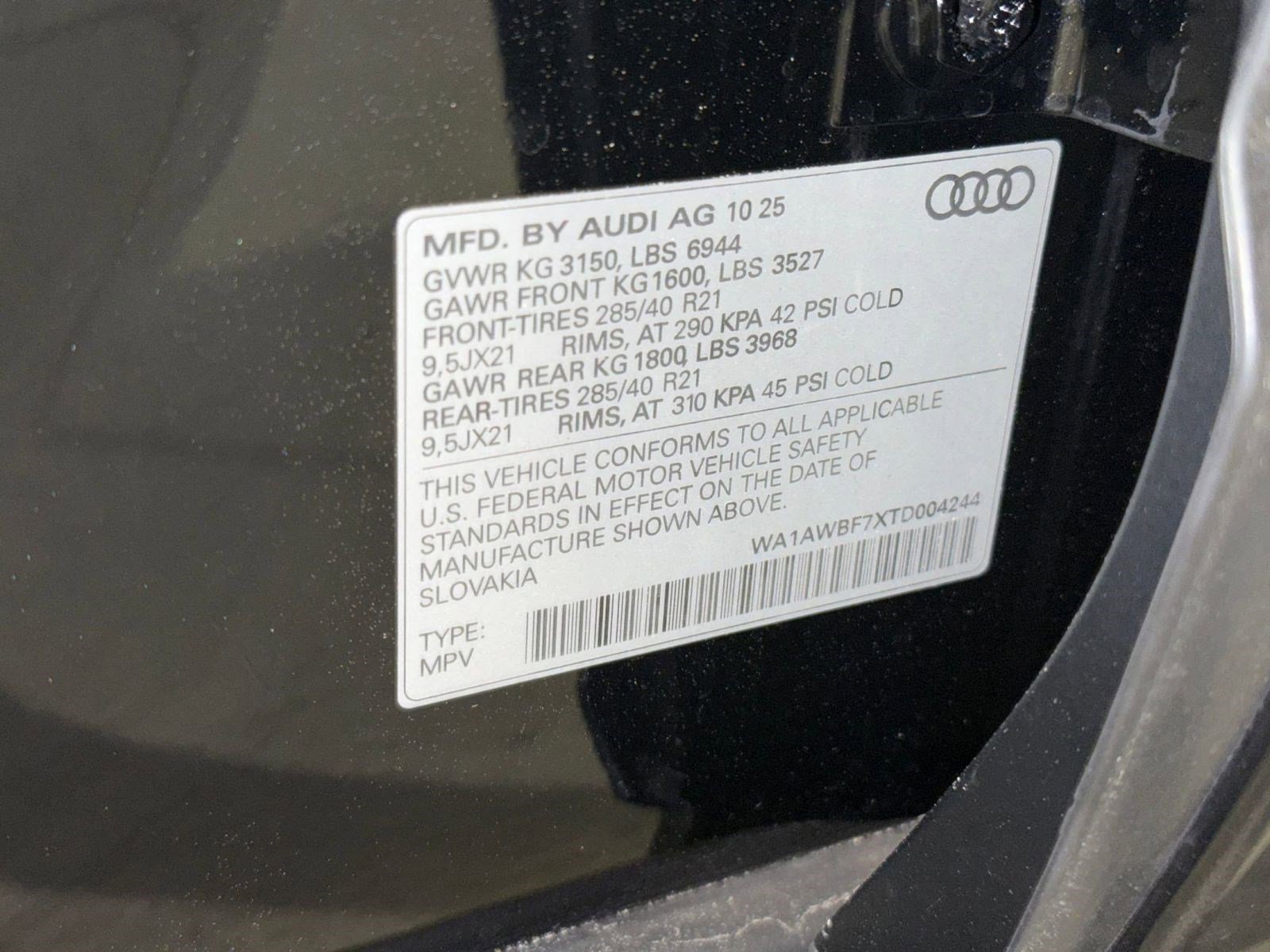 New 2026 Audi SQ7 Premium Plus image 18