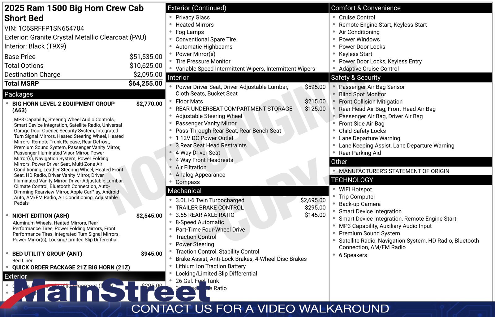 Used 2025 RAM 1500 Big Horn AWD/4WD image 8