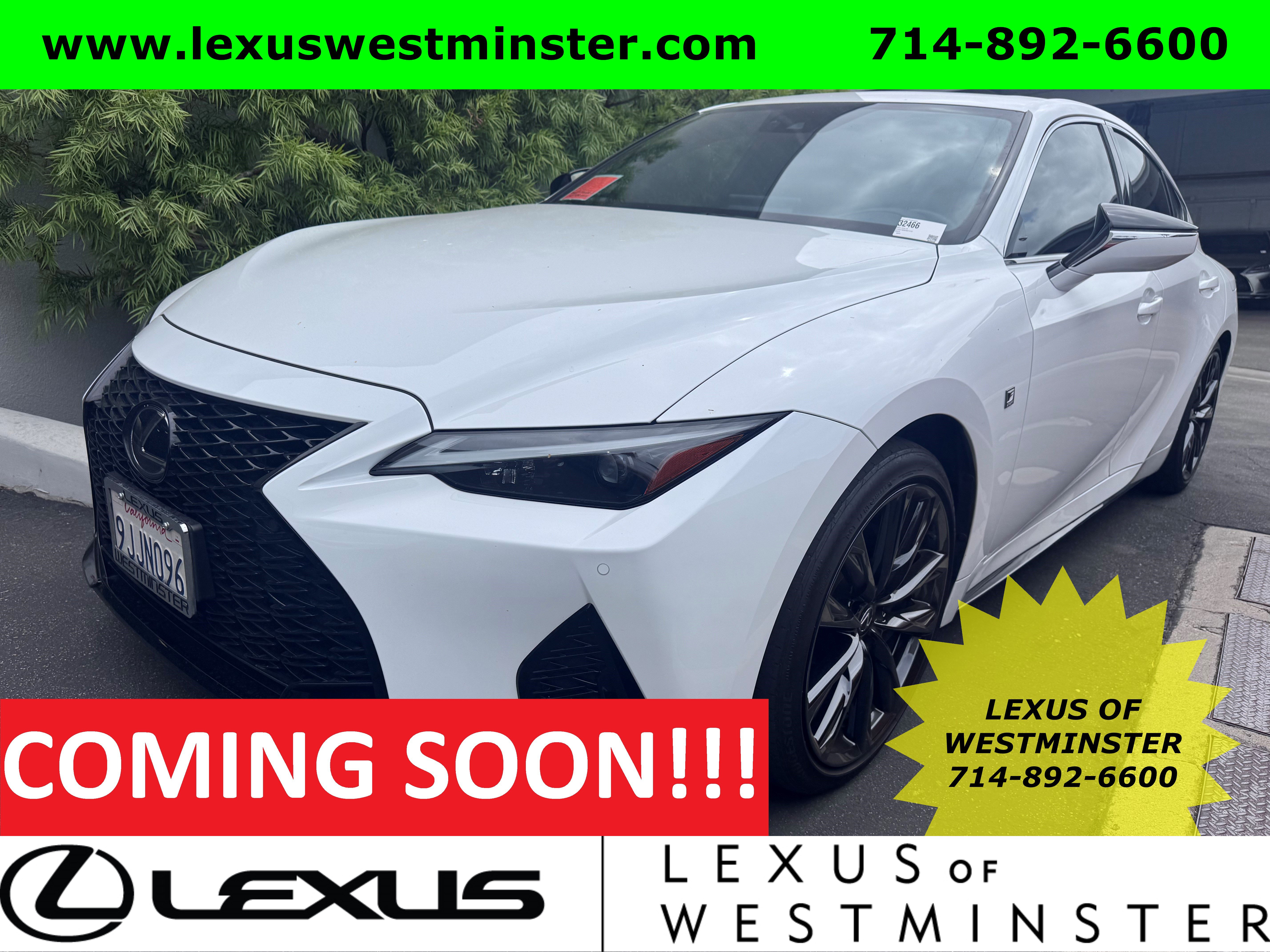 Used 2023 Lexus IS 350 F Sport w/ Accessory Package