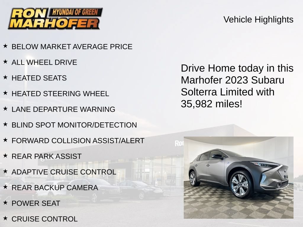 Used 2023 Subaru Solterra AWD image 14