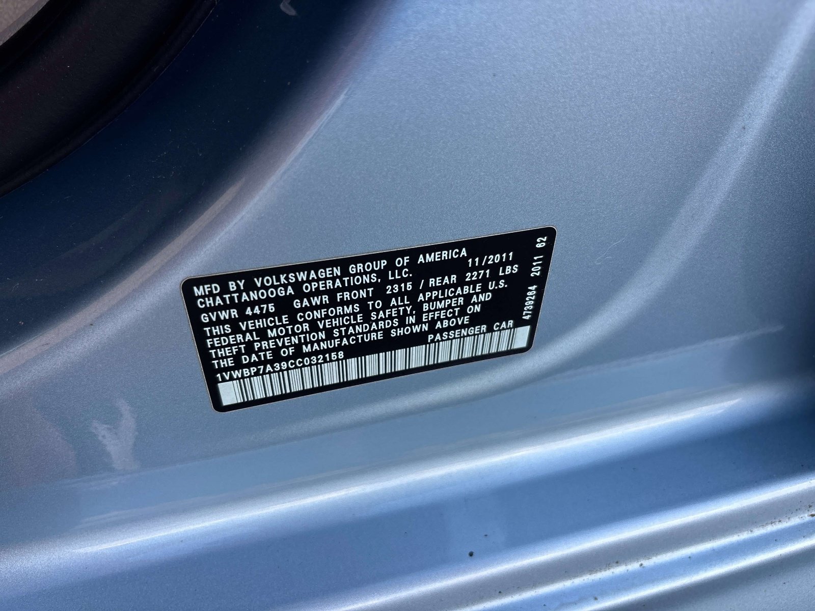 Used 2012 Volkswagen Passat 2.5 SE FWD image 25