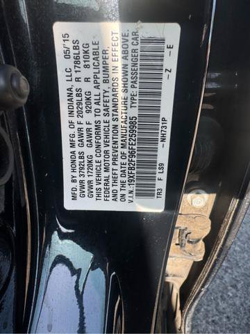 Used 2015 Honda Civic EX-L image 9