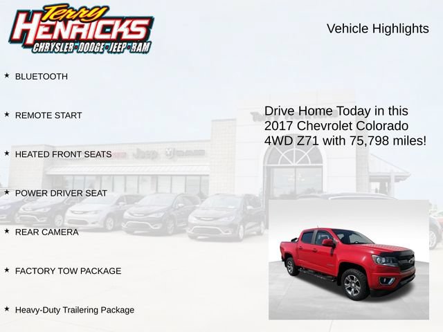 Used 2017 Chevrolet Colorado Z71 AWD/4WD image 4