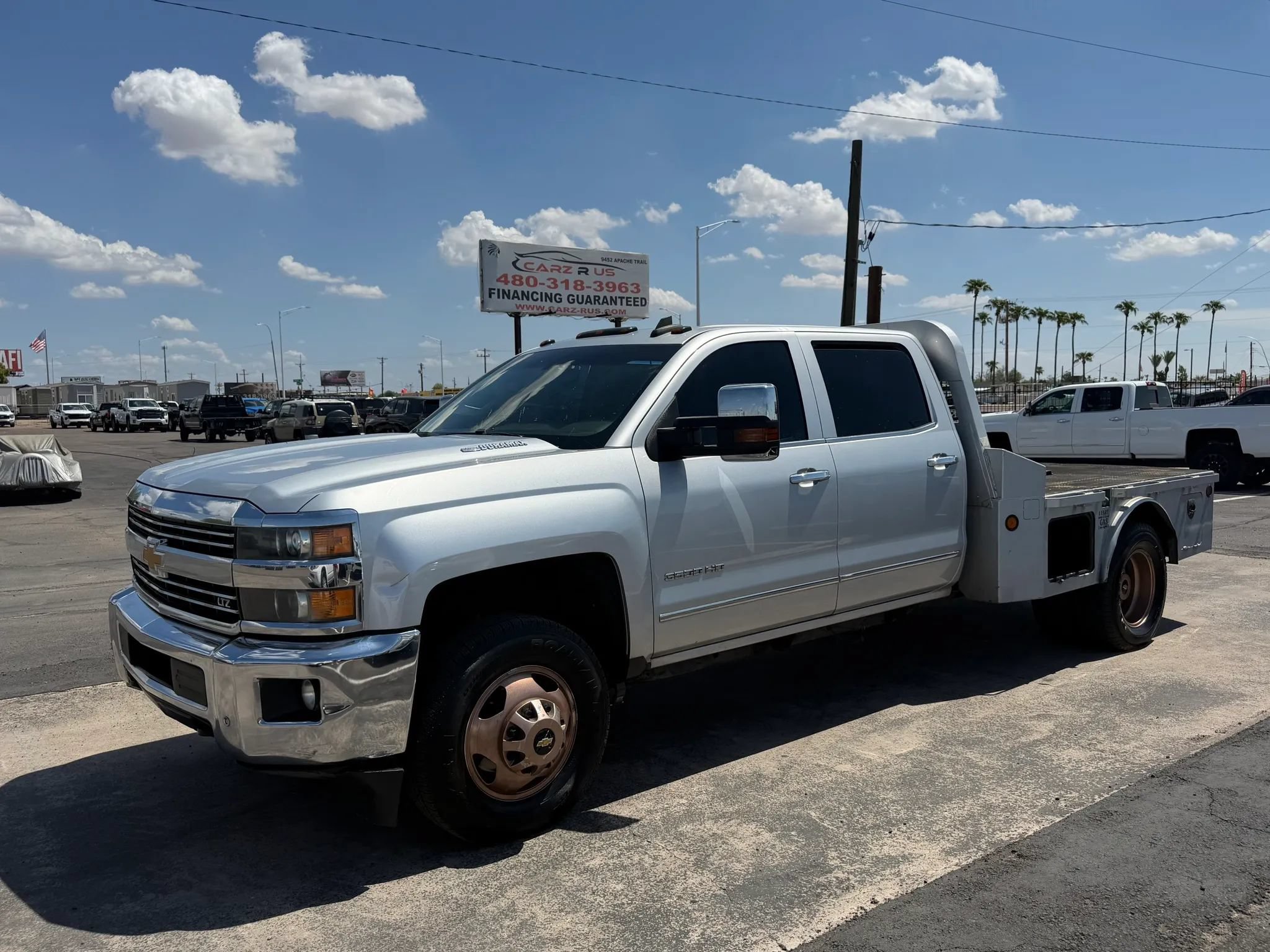 Used 2015 Chevrolet Silverado 3500 LTZ w/ Duramax Plus Package AWD/4WD image 1